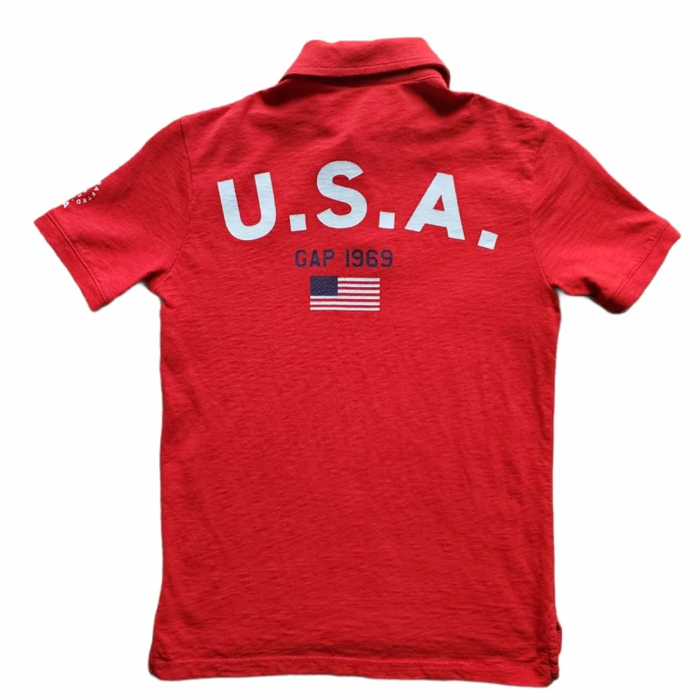 3/$30 GAP • USA Polo Shirt